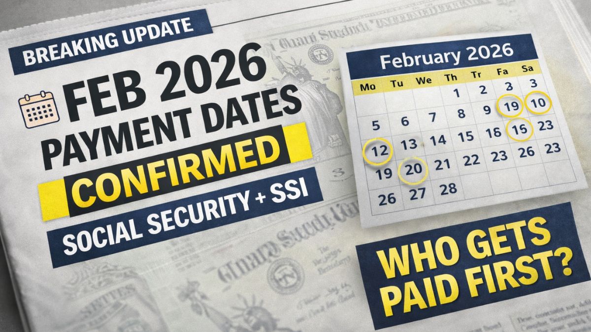 February 2026 Social Security and SSI Payment Dates Confirmed