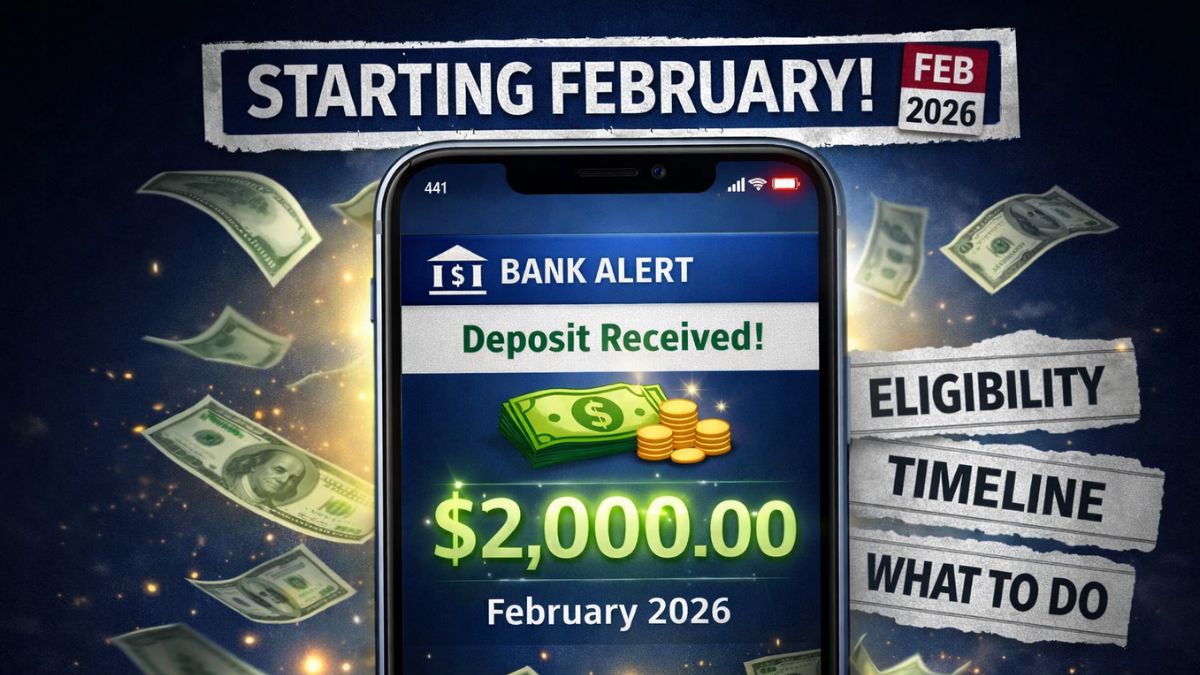 Federal $2000 Deposits Starting February 2026