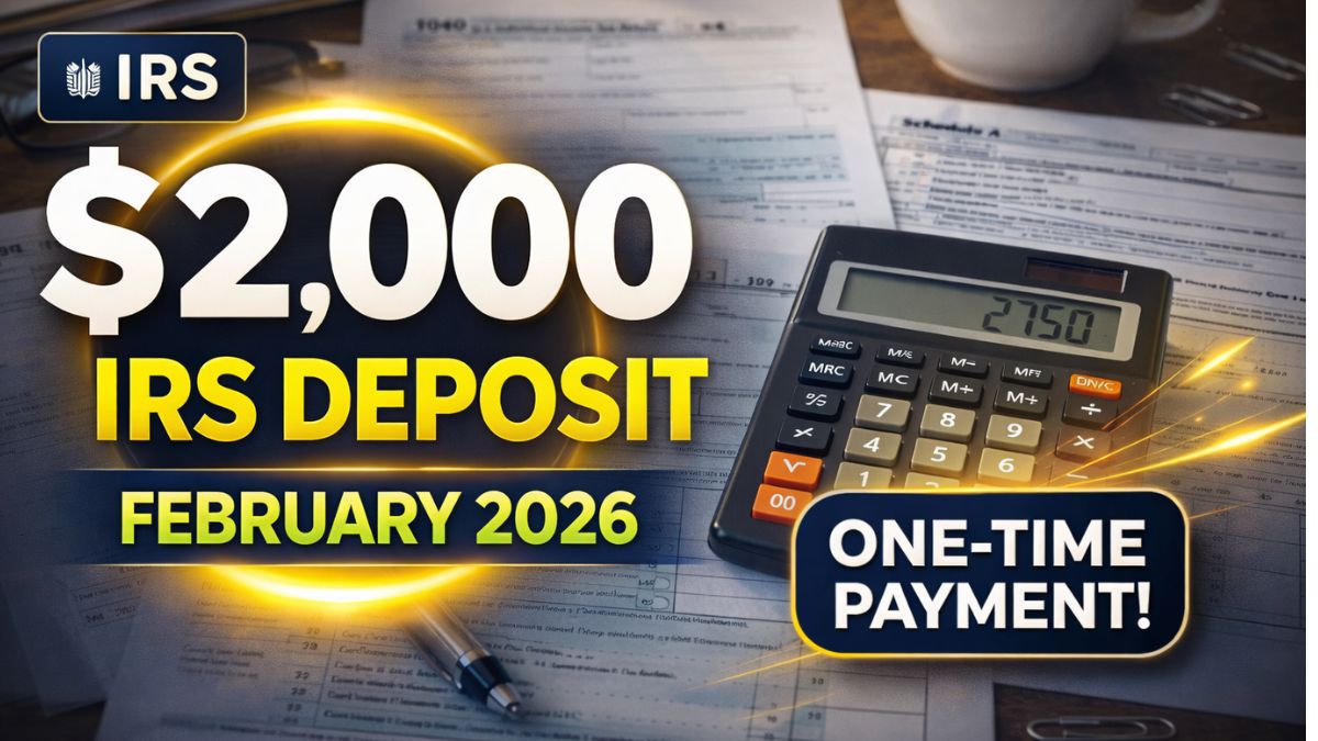 IRS $2000 One-Time Deposits in February 2026