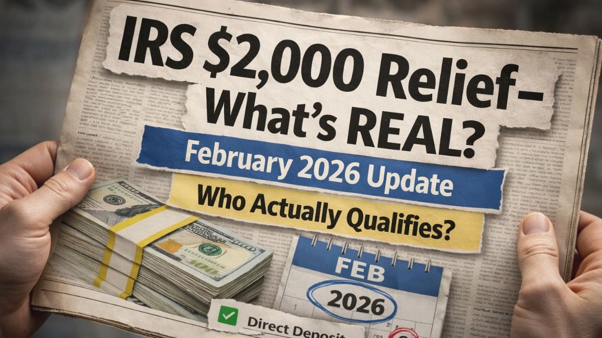 IRS $2000 Relief in February 2026