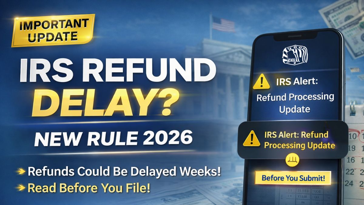 New IRS Rule May Delay Tax Refunds for Weeks