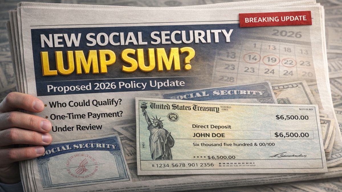 New Social Security Lump Sum Payments