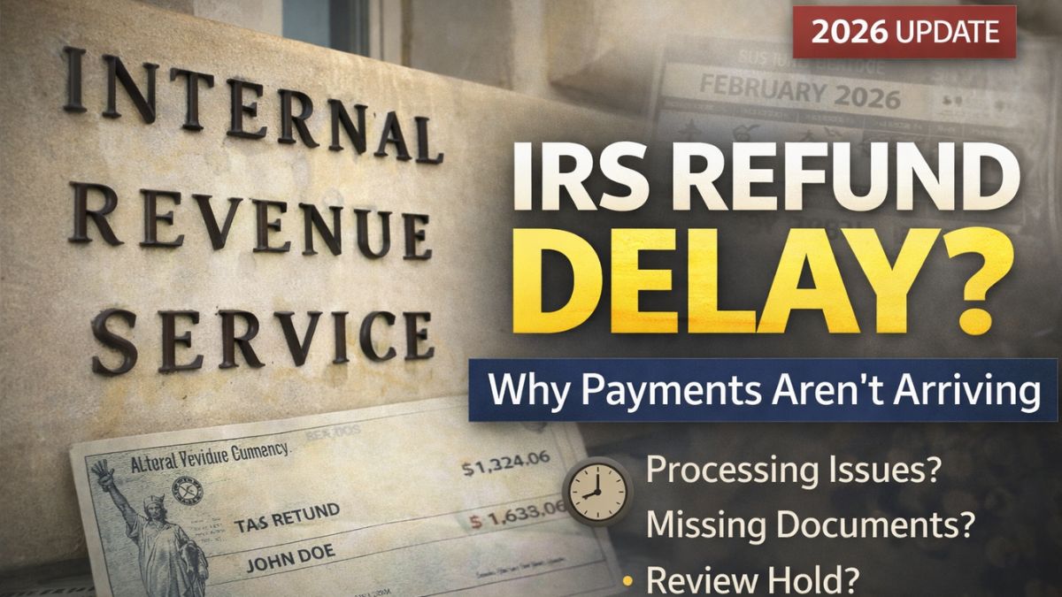 Why Your IRS Refund May Be Delayed This Year